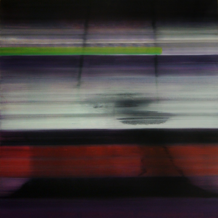 (T0450) Carré 5, 2003, acrylique sur toile, 150 x 150 cm (26701 visites) (T0450) Carré 5, 2003, acrylique sur toile, 150 x 150 cm