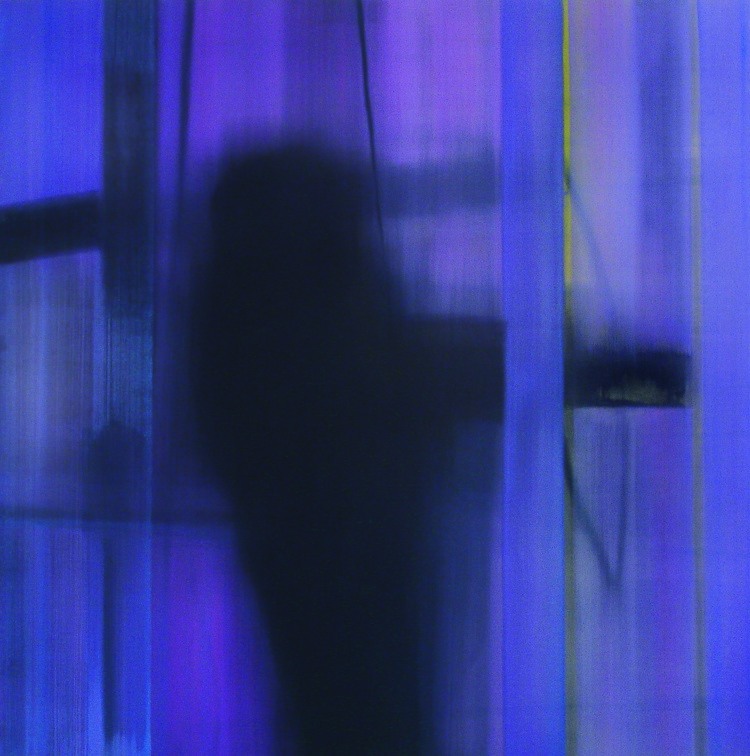 (T0451) Carré c1, 2003, acrylique sur toile, 150 x 150 cm