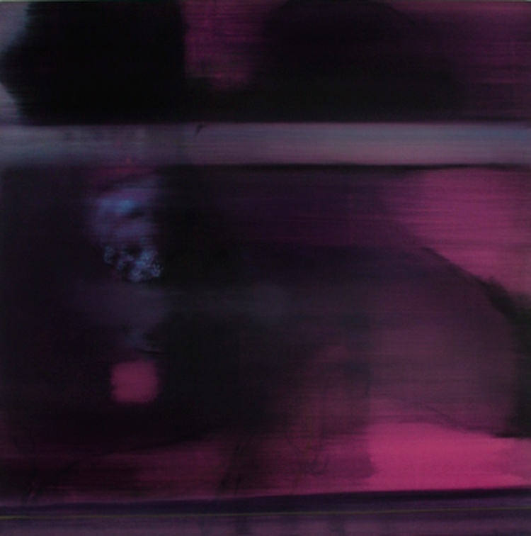 (T0460) Carré o2, 2003, acrylique sur toile, 130 x 130 cm (1354 visites) (T0460) Carré o2, 2003, acrylique sur toile, 130 x 130 cm