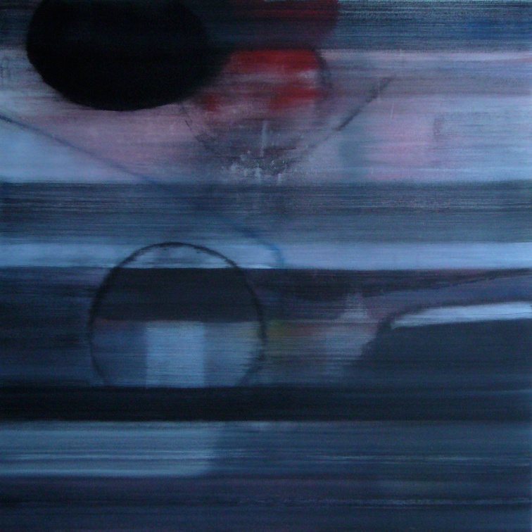 (T0462) Chute 2, 2003, acrylique sur toile, 100 x 100 cm (32333 visites) (T0462) Chute 2, 2003, acrylique sur toile, 100 x 100 cm