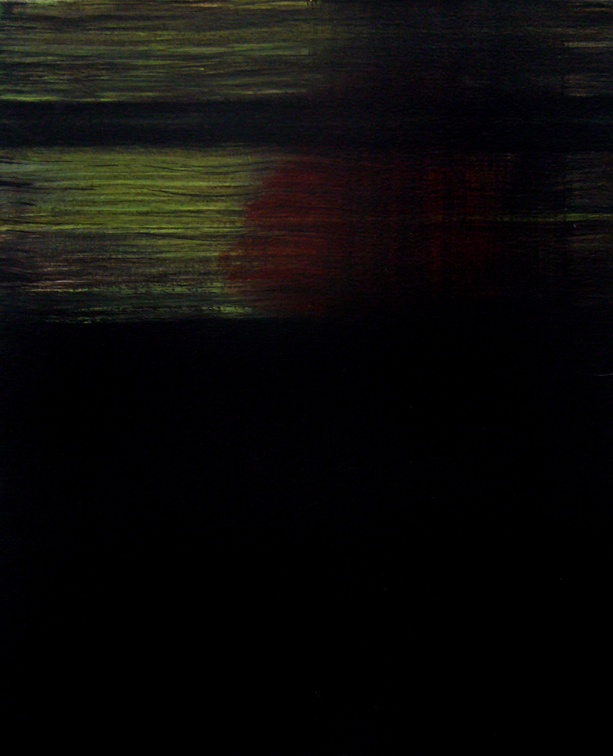 (T0469) En ton jardin 7, 2003, acrylique sur toile, 27 x 22 cm (19413 visites) (T0469) En ton jardin 7, 2003, acrylique sur toile, 27 x 22 cm