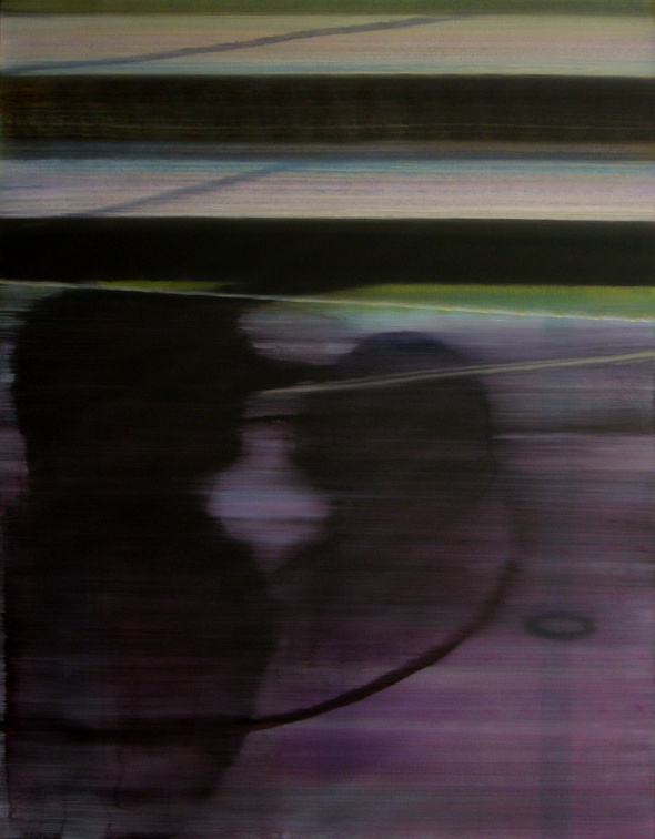 (T0470) Entre nous 2, 2003, acrylique sur toile, 146 x 114 cm (17005 visites) (T0470) Entre nous 2, 2003, acrylique sur toile, 146 x 114 cm