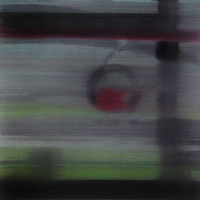 (T0482) Petit carré il, 2003, acrylique sur toile, 60 x 60 cm