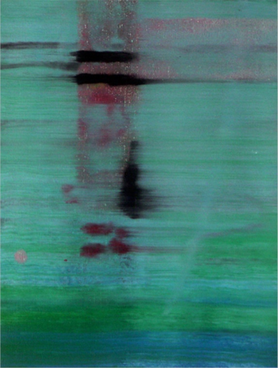 (T0486) Petite dilution, 2003, acrylique sur toile, 35 x 28 cm (1473 visites) (T0486) Petite dilution, 2003, acrylique sur toile, 35 x 28 cm