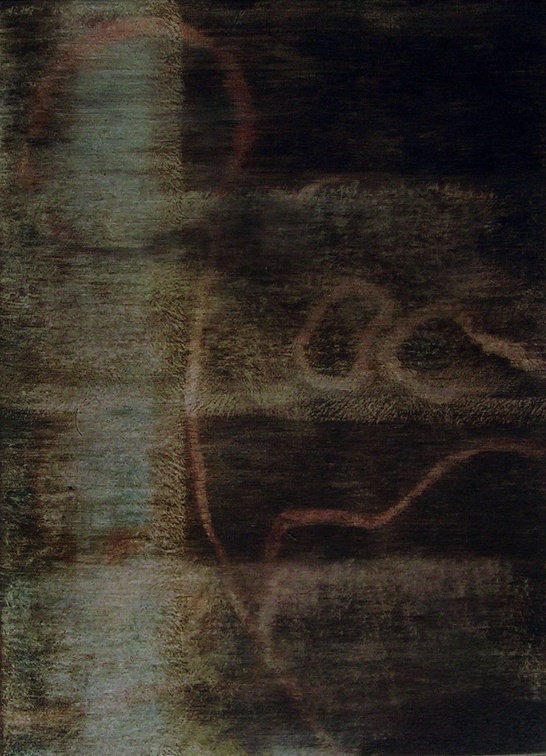 (T0492) Please 7, 2003, acrylique sur toile, 37 x 24 cm (56784 visites) (T0492) Please 7, 2003, acrylique sur toile, 37 x 24 cm