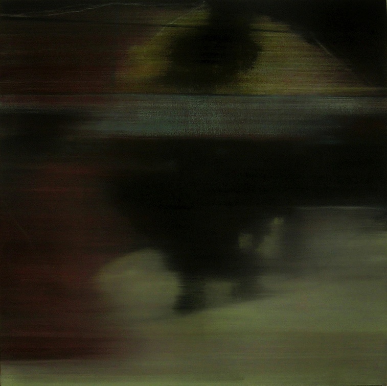 (T0504) Traversée 3, 2003, acrylique sur toile, 100 x 100 cm (35819 visites) (T0504) Traversée 3, 2003, acrylique sur toile, 100 x 100 cm