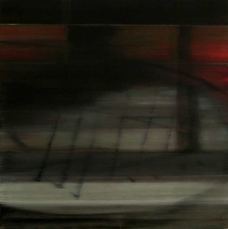 (T0507) Traversée 8, 2003, acrylique sur toile, 100 x 100 cm (32500 visites) (T0507) Traversée 8, 2003, acrylique sur toile, 100 x 100 cm