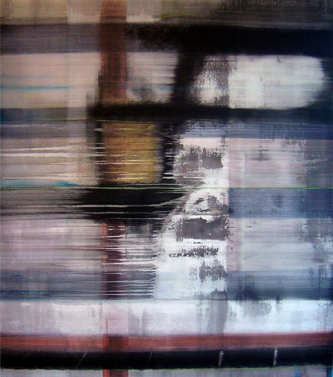 (T0515) Bombe, 2004, acrylique sur toile, 205 x 180 cm (1856 visites) (T0515) Bombe, 2004, acrylique sur toile, 205 x 180 cm
