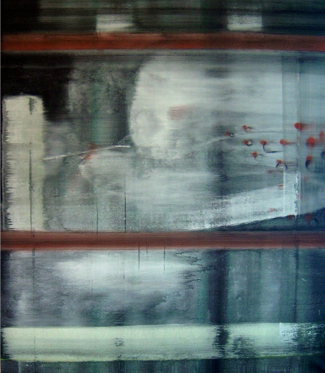 (T0516) Bombe 2, 2004, acrylique sur toile, 205 x 180 cm (1792 visites) (T0516) Bombe 2, 2004, acrylique sur toile, 205 x 180 cm