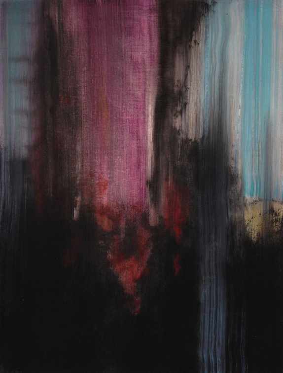 (T0522) Descente, 2004, acrylique sur toile, 35 x 27 cm (27843 visites) (T0522) Descente, 2004, acrylique sur toile, 35 x 27 cm