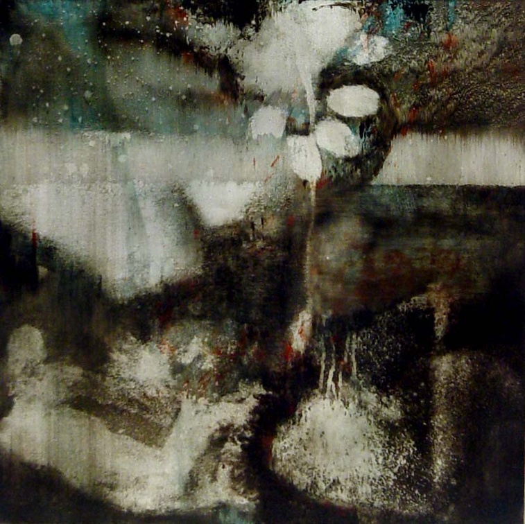 (T0529) En ce jardin 6, 2004, acrylique sur toile, 60 x 60 cm (1742 visites) (T0529) En ce jardin 6, 2004, acrylique sur toile, 60 x 60 cm