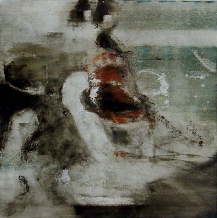 (T0530) En ce jardin 7, 2004, acrylique sur toile, 60 x 60 cm (1668 visites) (T0530) En ce jardin 7, 2004, acrylique sur toile, 60 x 60 cm