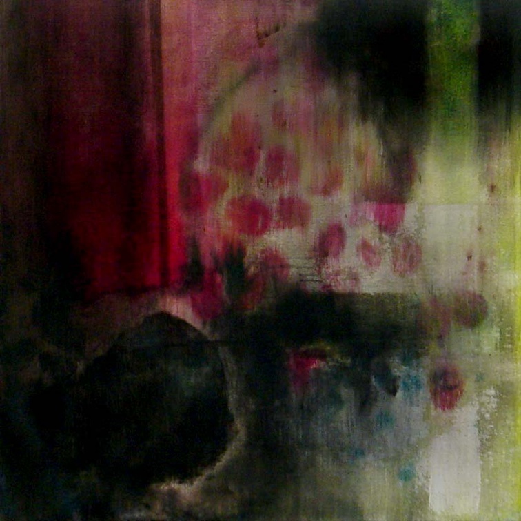 (T0532) En ce jardin 9, 2004, acrylique sur toile, 60 x 60 cm (1599 visites) (T0532) En ce jardin 9, 2004, acrylique sur toile, 60 x 60 cm