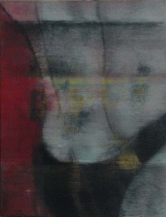 (T0534) En ce jardin 11, 2004, acrylique sur toile, 35 x 27 cm (1574 visites) (T0534) En ce jardin 11, 2004, acrylique sur toile, 35 x 27 cm
