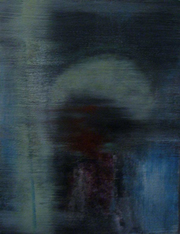 (T0533) En ce jardin 10, 2004, acrylique sur toile, 35 x 27 cm (20998 visites) (T0533) En ce jardin 10, 2004, acrylique sur toile, 35 x 27 cm
