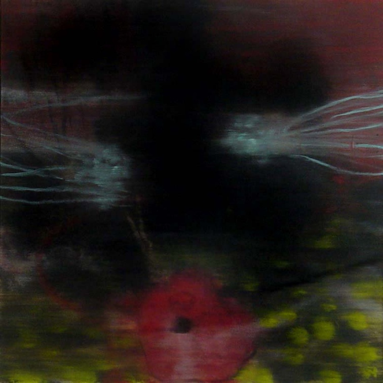 (T0538) En ce jardin 18, 2004, acrylique sur toile, 60 x 60 cm (1738 visites) (T0538) En ce jardin 18, 2004, acrylique sur toile, 60 x 60 cm