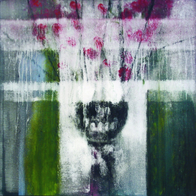 (T0542) En ce jardin 22, 2004, acrylique sur toile, 60 x 60 cm (12456 visites) (T0542) En ce jardin 22, 2004, acrylique sur toile, 60 x 60 cm