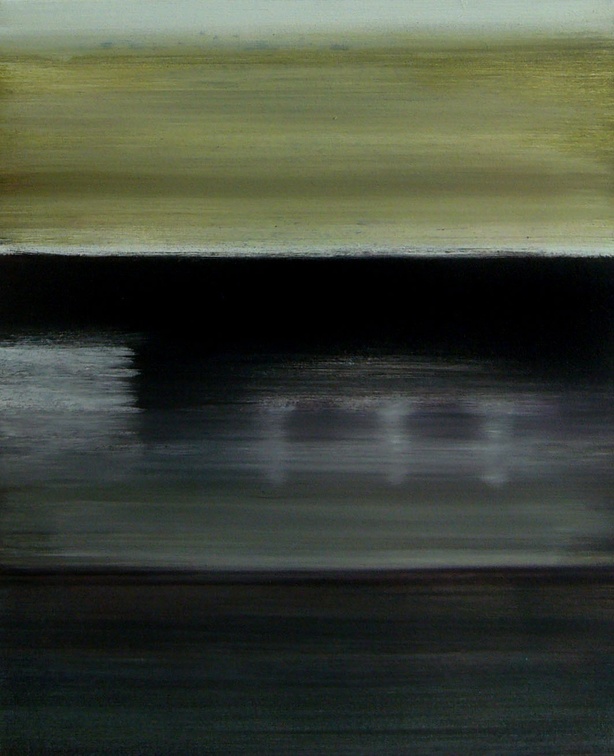 (T0554) Passe temps 5, 2004, acrylique sur toile, 45 x 38 cm
