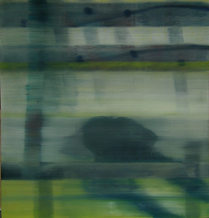 (T0559) Sur la route dArles 2, 2004, acrylique sur toile, 150 x 150 cm (2184 visites) (T0559) Sur la route dArles 2, 2004, acrylique sur toile, 150 x 150 cm