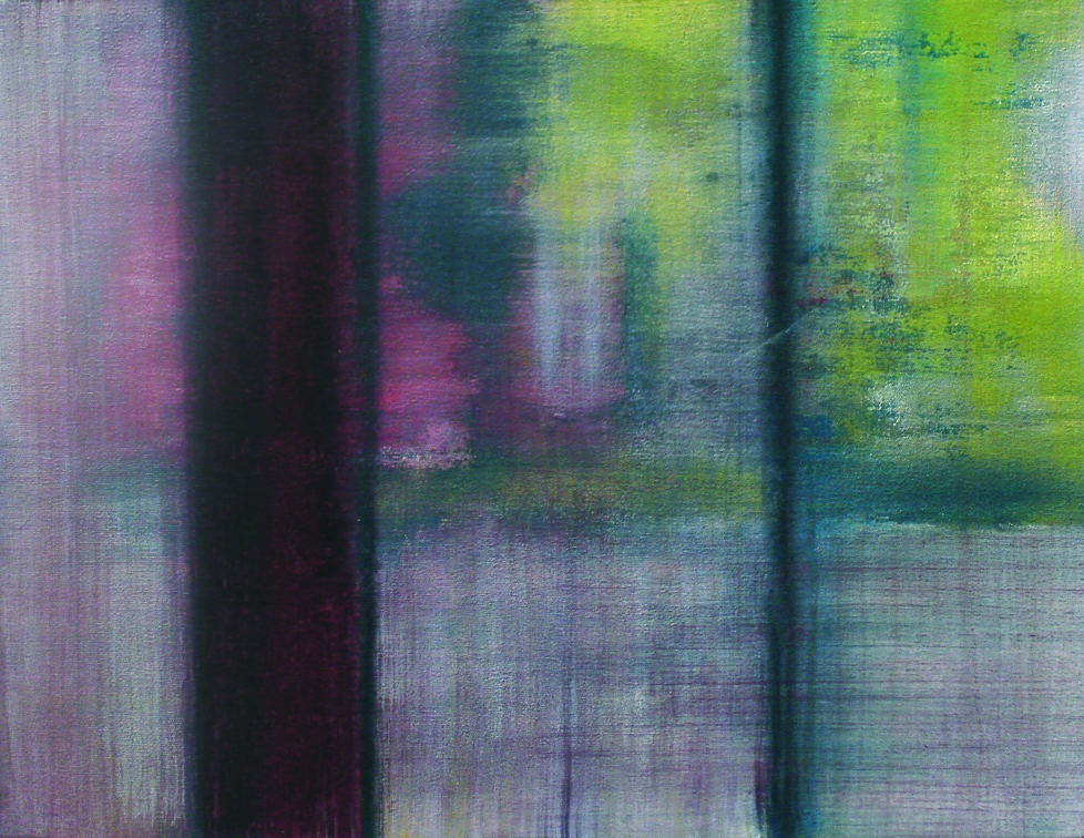 (T0560) Ton jardin, 2004, acrylique sur toile, 20 x 30 cm (11660 visites) (T0560) Ton jardin, 2004, acrylique sur toile, 20 x 30 cm