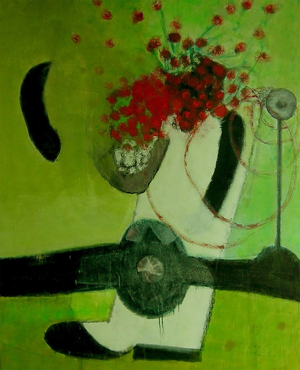 (T0571) Colonel, 2005, acrylique sur toile, 162 x 130 cm