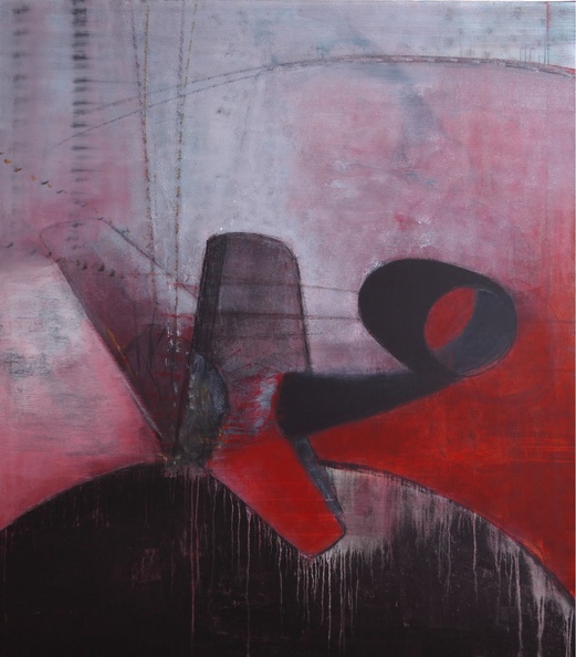 (T0572) Jet, 2005, acrylique sur toile, 205 x 180 cm.jpg