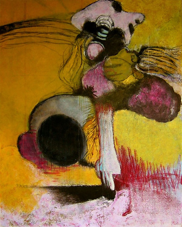 (T0576) Soldat, 2005, acrylique sur toile, 162 x 130 cm