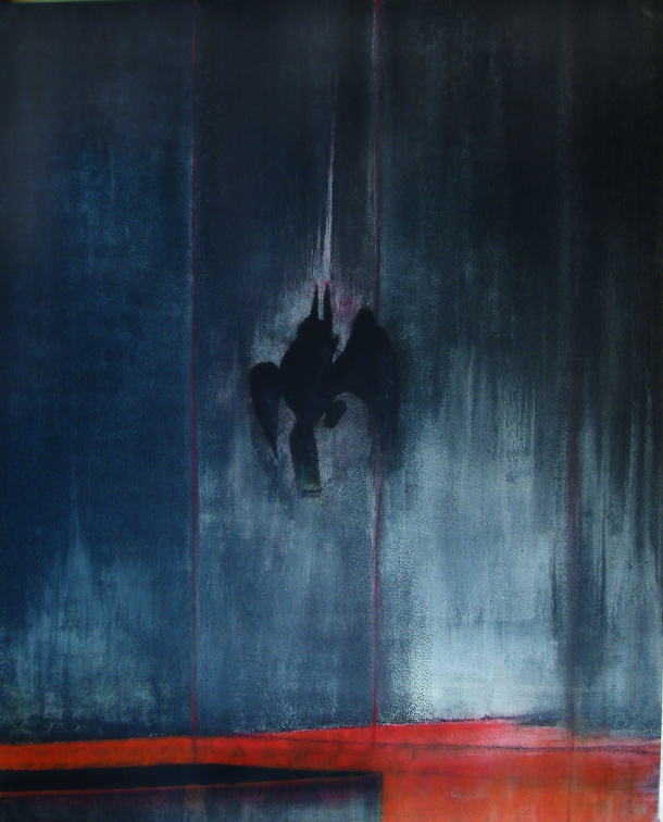 (T0584) Bird, 2006, acrylique sur toile, 250 x 200 cm (12496 visites) (T0584) Bird, 2006, acrylique sur toile, 250 x 200 cm