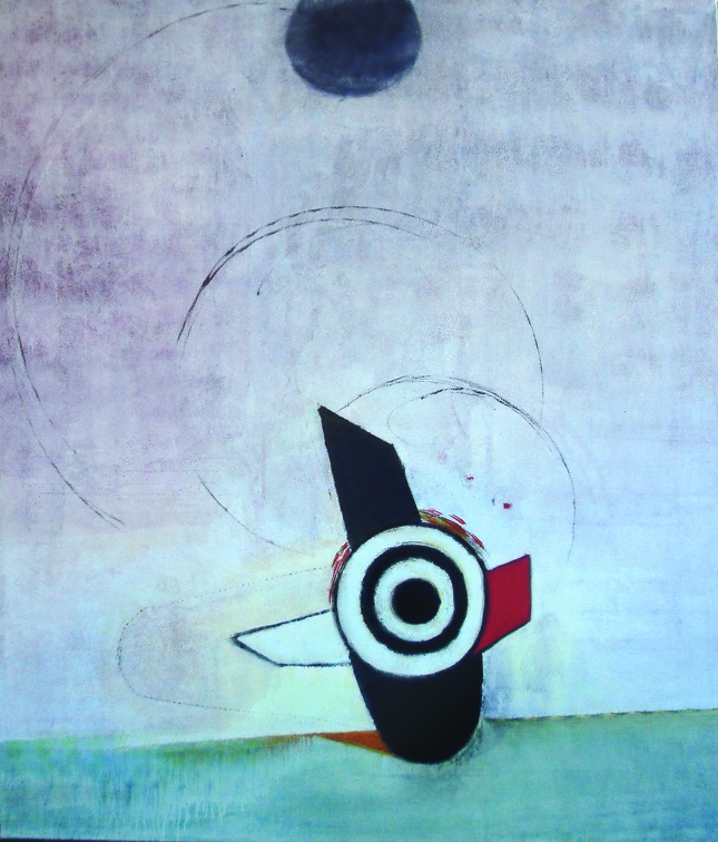 (T0587) Cible, 2006, acrylique sur toile, 205 x 180 cm (12380 visites) (T0587) Cible, 2006, acrylique sur toile, 205 x 180 cm
