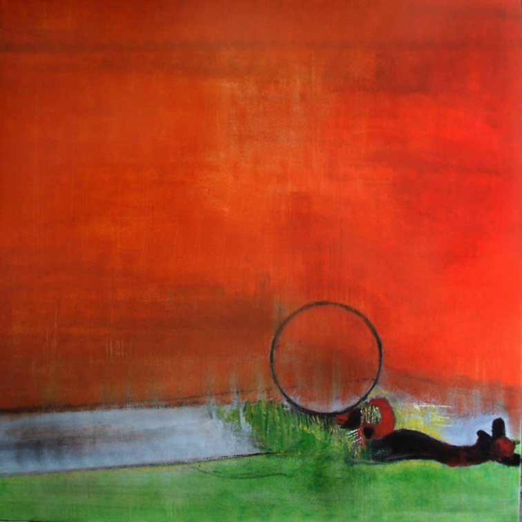 (T0588) Cible 2, 2006, acrylique sur toile, 200 x 200 cm