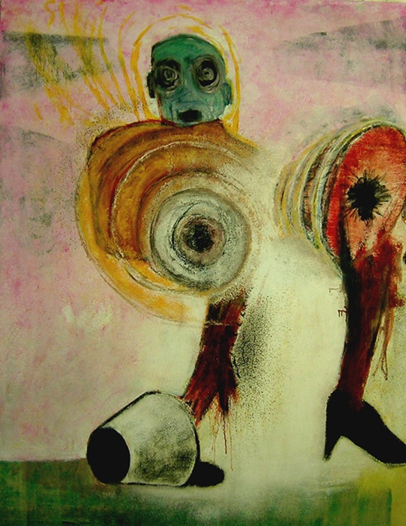 (T0594) Linnocente, 2006, acrylique sur toile, 146 x 114 cm (45296 visites) (T0594) Linnocente, 2006, acrylique sur toile, 146 x 114 cm