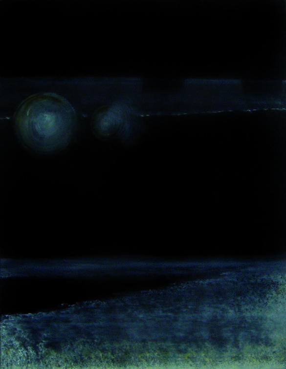(T0600) Nocturne, 2006, acrylique sur toile, 65 x 54 cm