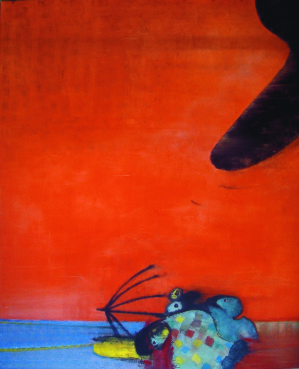 (T0607) Patchwork, 2006, acrylique sur toile, 250 x 200 cm (21621 visites) (T0607) Patchwork, 2006, acrylique sur toile, 250 x 200 cm