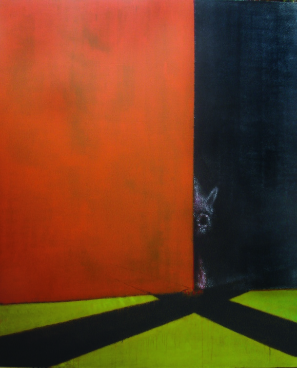 (T0608) Roman, 2006, acrylique sur toile, 250 x 200 cm