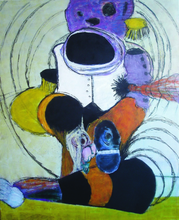 (T0611) Vétéran, 2006, acrylique sur toile, 162 x 130 cm (23458 visites) (T0611) Vétéran, 2006, acrylique sur toile, 162 x 130 cm
