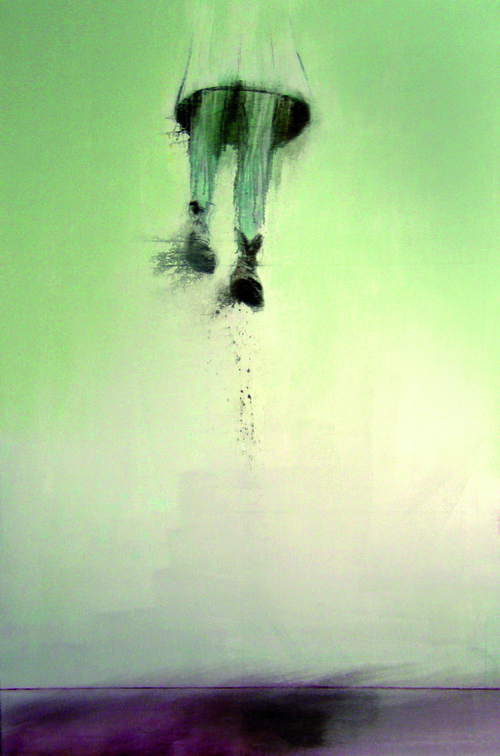 (T0610) Alice, 2007, acrylique sur toile, 195 x 130 cm, collection privée (50245 visites) (T0610) Alice, 2007, acrylique sur toile, 195 x 130 cm, collection privée
