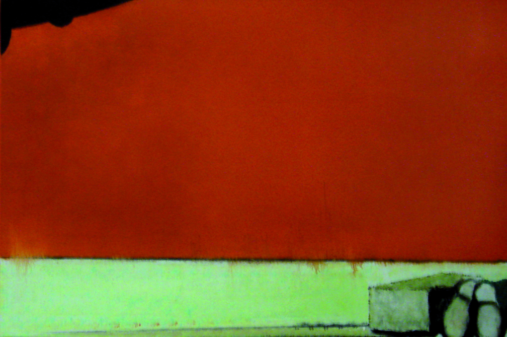 (T0611) Allongé, 2007, acrylique sur toile, 130 x 195 cm, collection privée (53512 visites) (T0611) Allongé, 2007, acrylique sur toile, 130 x 195 cm, collection privée