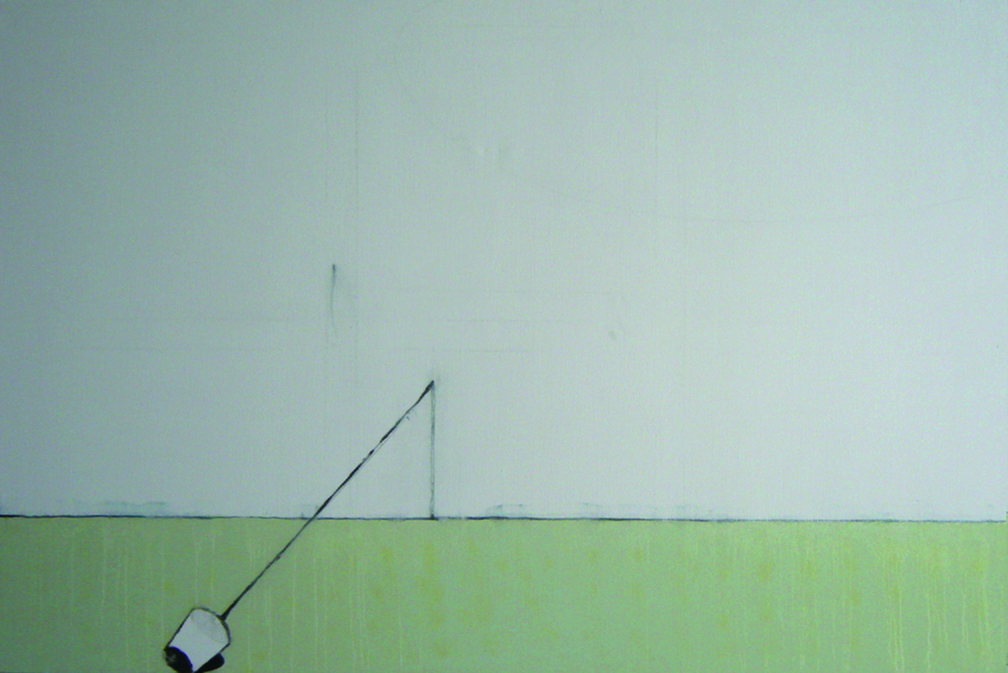 (T0618) Inertie, 2007, acrylique sur toile, 130 x 195 cm, collection privée