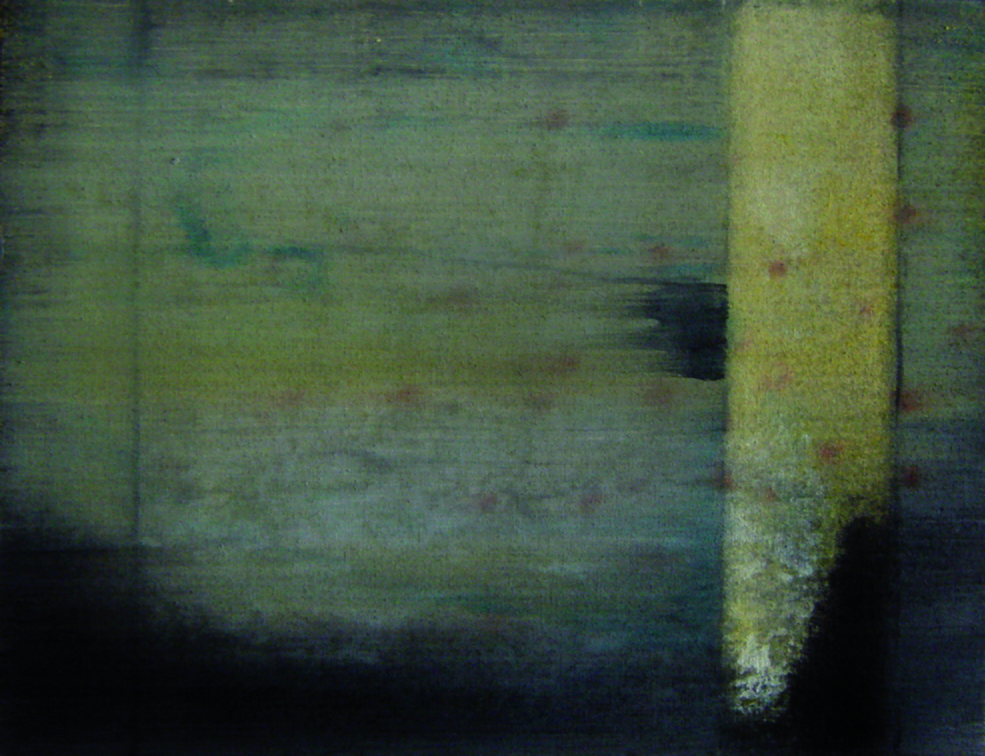 (T0628) Petit paysage, 2007, acrylique sur toile, 27 x 35 cm, collection privée (41509 visites) (T0628) Petit paysage, 2007, acrylique sur toile, 27 x 35 cm, collection privée
