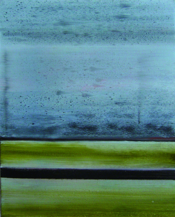 (T0632) Temps perdu, 2007, acrylique sur toile, 41 x 33 cm