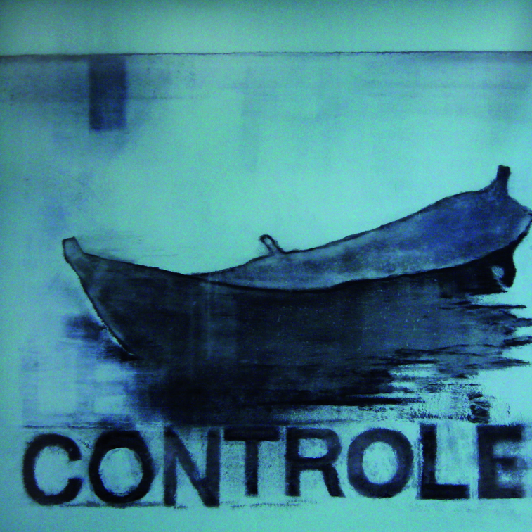 (T0643) Controle, 2008, acrylique sur toile, 150 x 150 cm, collection privée (23474 visites) (T0643) Controle, 2008, acrylique sur toile, 150 x 150 cm, collection privée