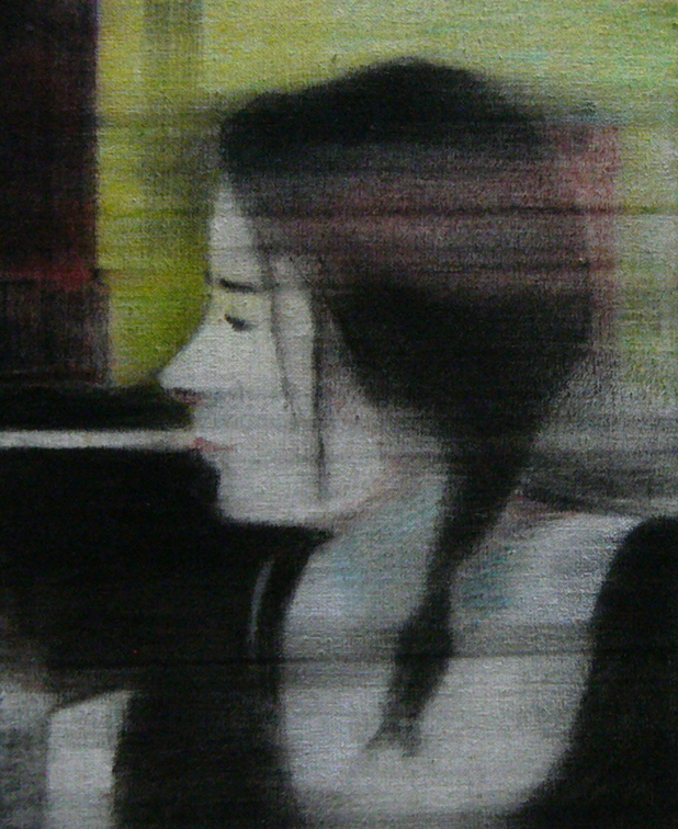 (T0646) Elsa Borel, 2008, huile sur toile, 27 x 22 cm (36541 visites) (T0646) Elsa Borel, 2008, huile sur toile, 27 x 22 cm