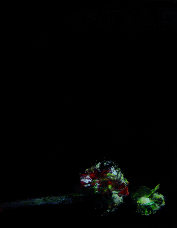 (T0651) Fatale, 2008, acrylique sur toile, 65 x 50 cm, collection privée (25389 visites) (T0651) Fatale, 2008, acrylique sur toile, 65 x 50 cm, collection privée