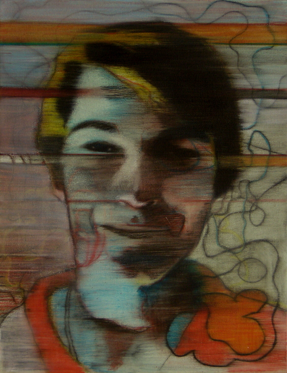 (T0660) Laurent Borel, 2008, huile sur toile, 35 x 27 cm