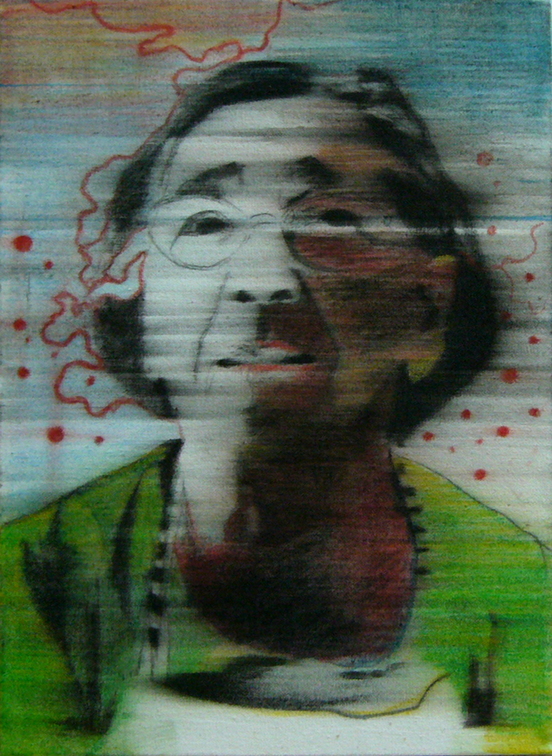 (T0665) Maman, Yvette Borel, 2008, huile sur toile, 35 x 24 cm (23984 visites) (T0665) Maman, Yvette Borel, 2008, huile sur toile, 35 x 24 cm