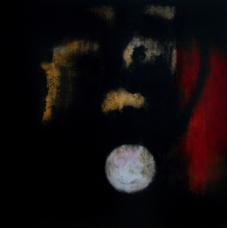 (T0667) Masque 5, 2008, acrylique sur toile, 50 x 50 cm (26822 visites) (T0667) Masque 5, 2008, acrylique sur toile, 50 x 50 cm
