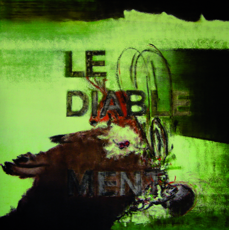 (T0676) Tableau de chasse, 2008, acrylique sur toile, 150 x 150 cm (23828 visites) (T0676) Tableau de chasse, 2008, acrylique sur toile, 150 x 150 cm