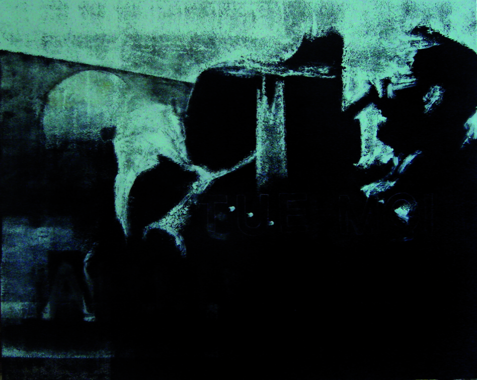 (T0678) Tue-moi, 2008, acrylique sur toile, 114 x 146 cm