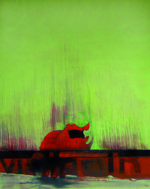 (T0680) Africa, 2009, acrylique sur toile, 200 x 160 cm