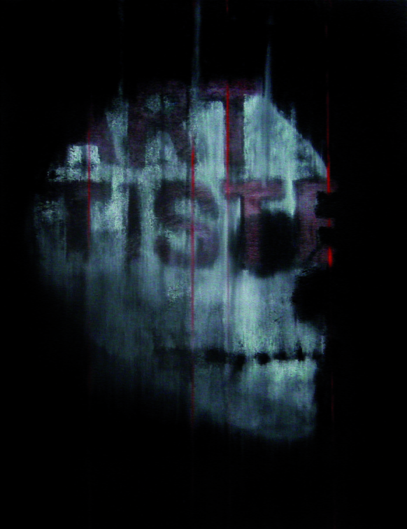 (T0682) Artiste, 2009, acrylique sur toile, 65 x 54 cm (16980 visites) (T0682) Artiste, 2009, acrylique sur toile, 65 x 54 cm